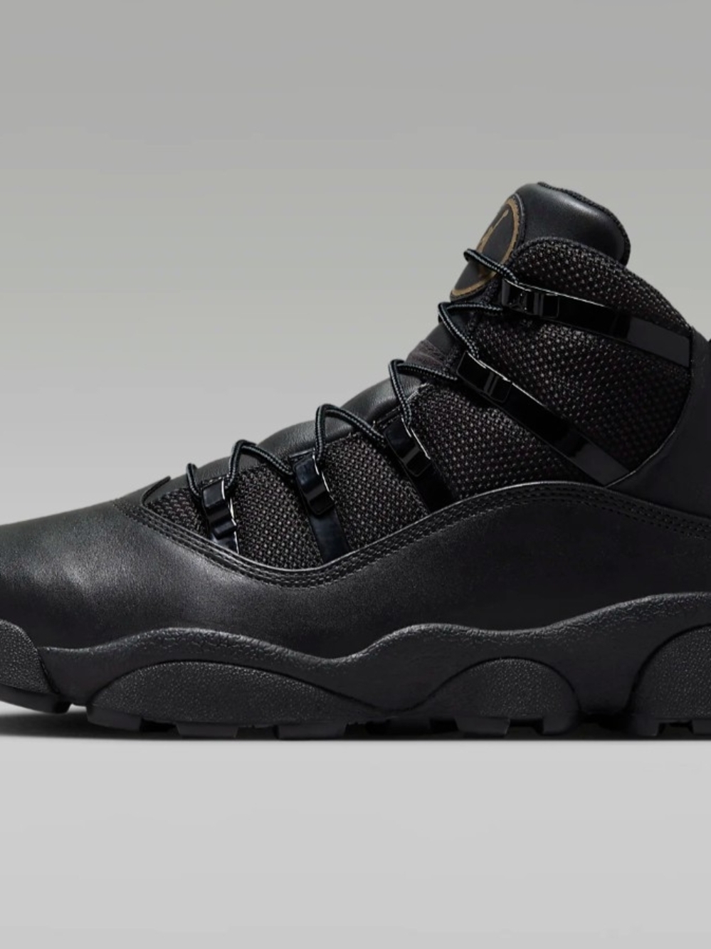 Jordan Men's Black 6 Rings Boots
